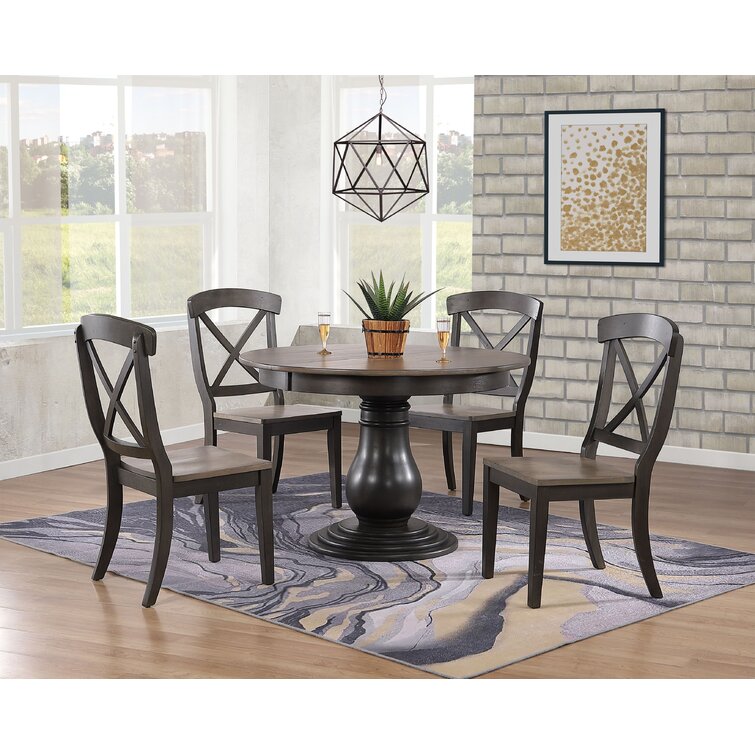 Black dining table discount wayfair